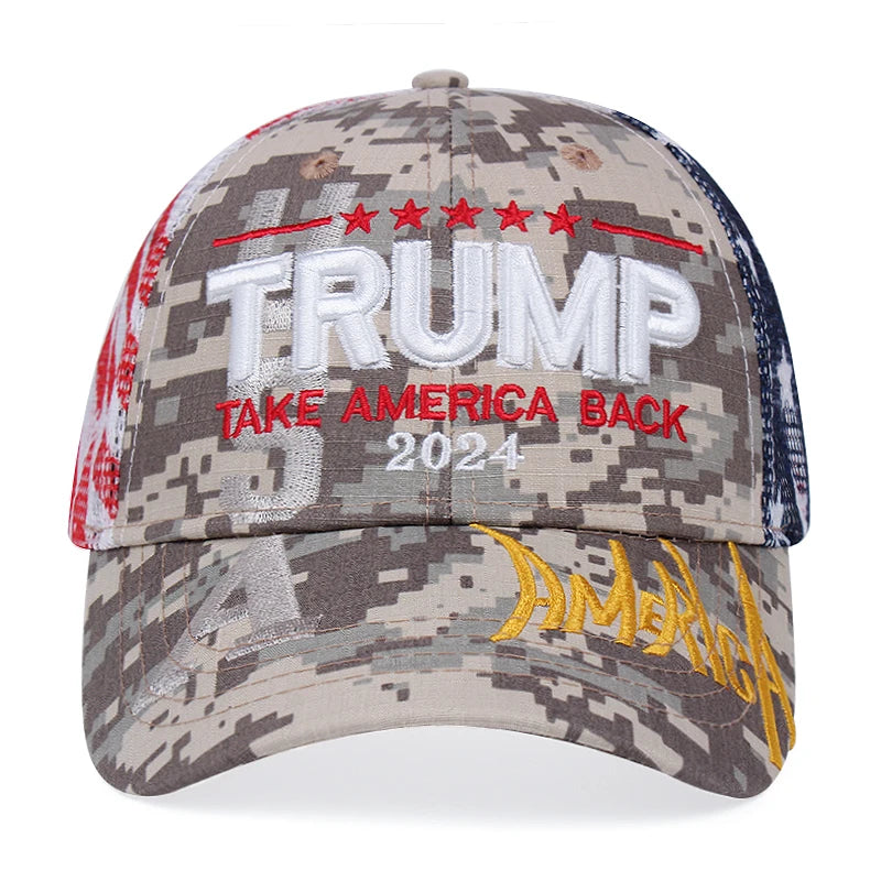 Pixel Camo Design MAGA Hat - MAGA Mart