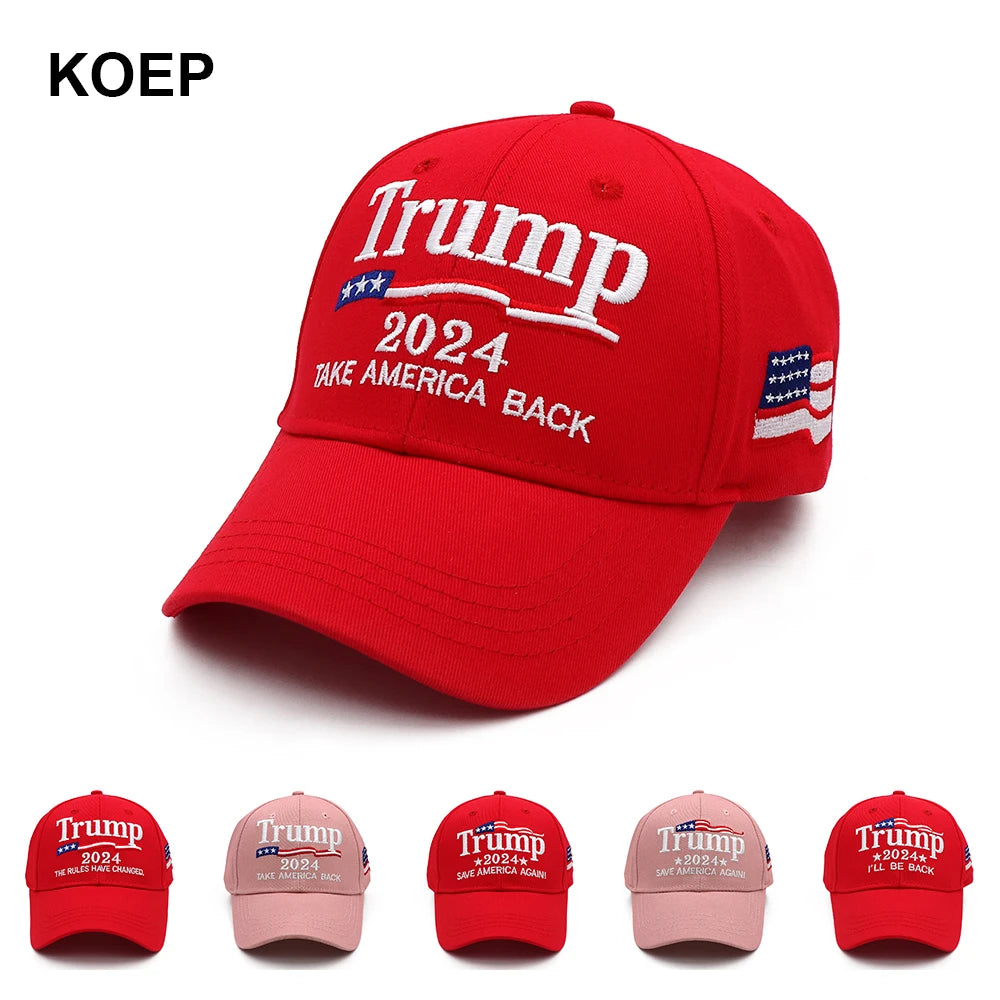 Trump 2024 Velcro-Style Cap - MAGA Mart