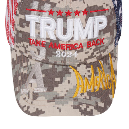 Pixel Camo Design MAGA Hat - MAGA Mart