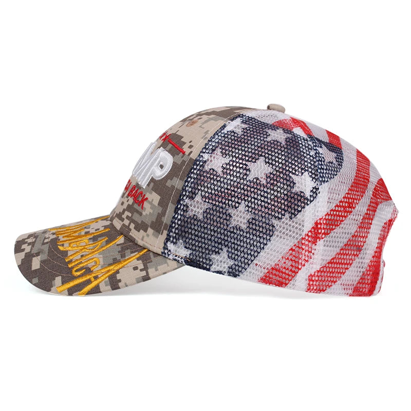 Pixel Camo Design MAGA Hat - MAGA Mart