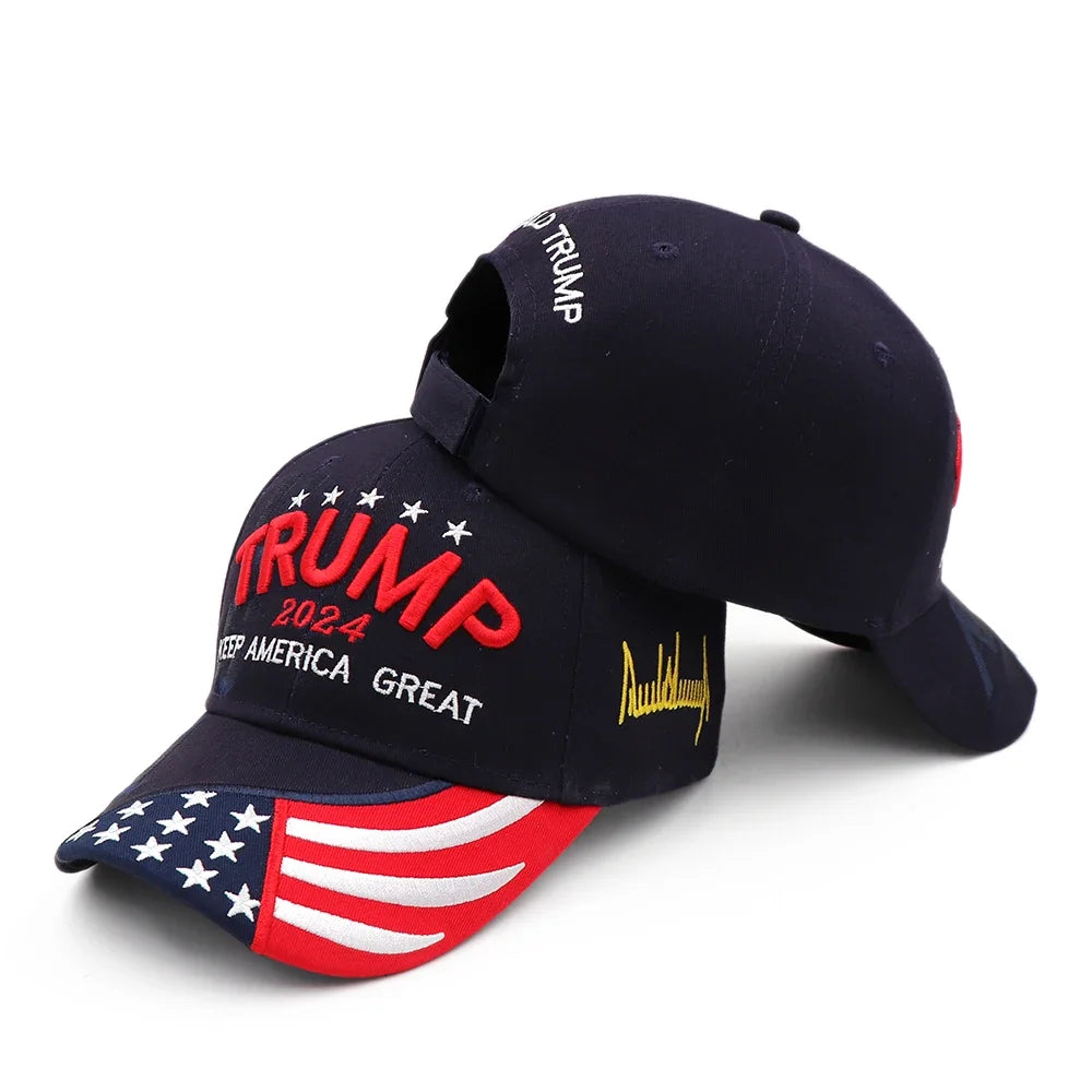 Trump 2024 Hat Donald Trump Hat Take America Back MAGA USA Embroidery Adjustable Baseball Cap - MAGA Mart