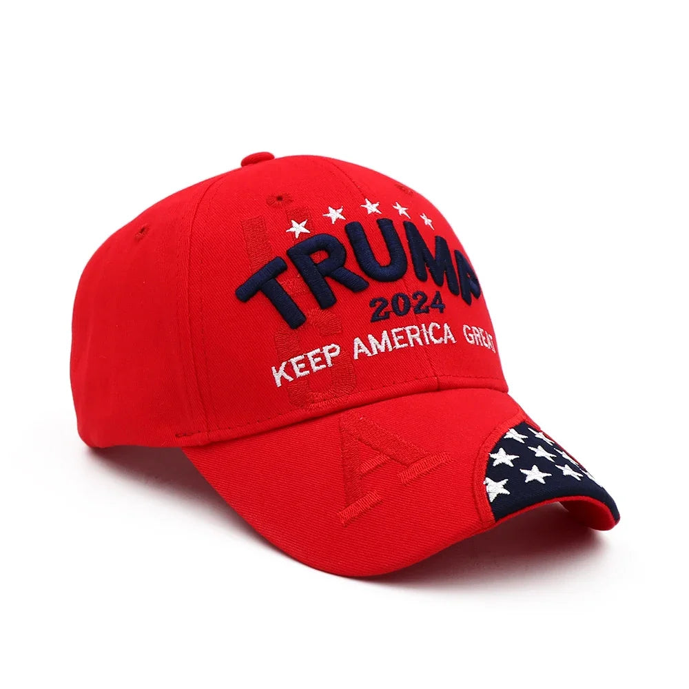 Trump 2024 Hat Donald Trump Hat Take America Back MAGA USA Embroidery Adjustable Baseball Cap - MAGA Mart