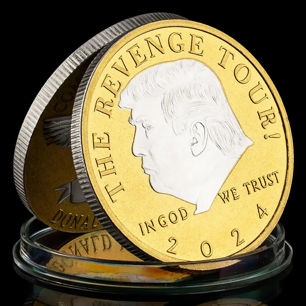 Gold Trump Revenge Coin - MAGA Mart