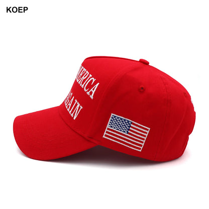 Snapback MAGA Hat with 🇺🇸 Embroidery - MAGA Mart