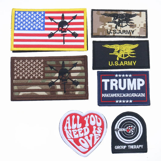 Trump American Embroidered Patches Eco Friendly - MAGA Mart