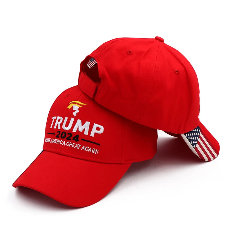 Trump 2024 American Presidential Hat Make America Great Again Hat Donald Trump Republican Hat Cap MAGA Embroidered - MAGA Mart