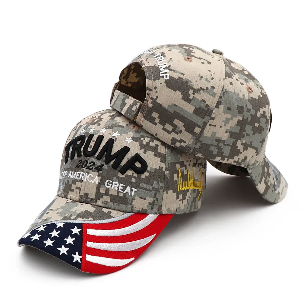 Trump 2024 Hat Donald Trump Hat Take America Back MAGA USA Embroidery Adjustable Baseball Cap - MAGA Mart