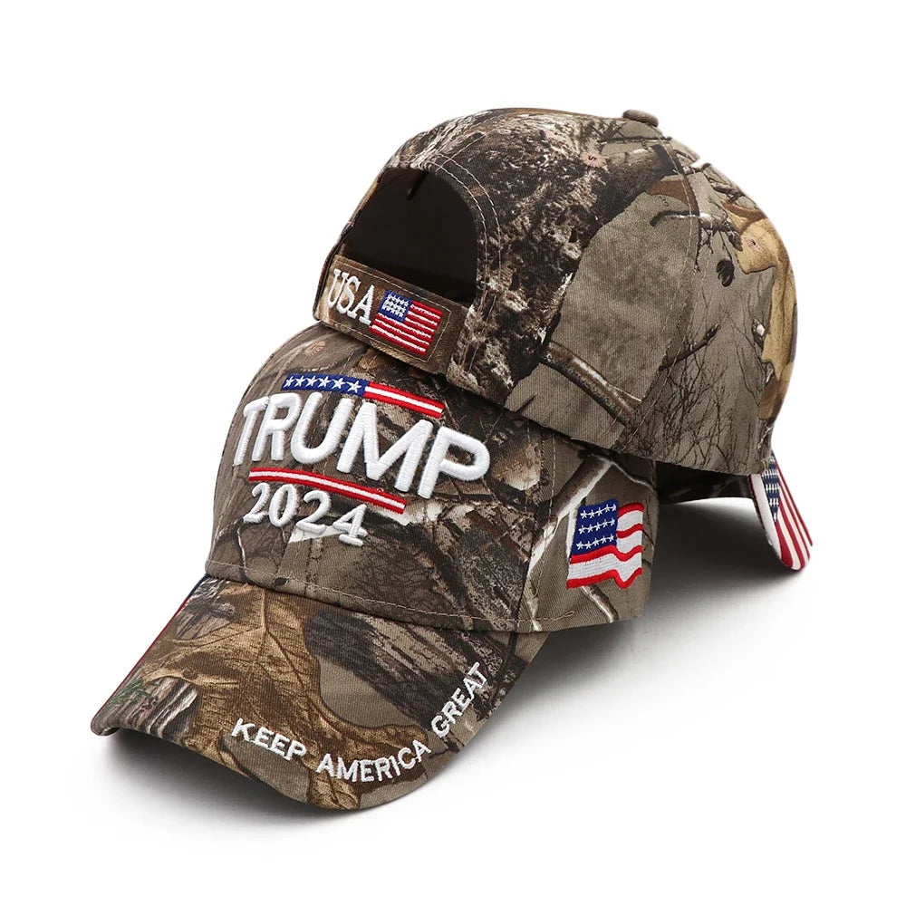 Trump 2024 Hat Donald Trump Hat Take America Back MAGA USA Embroidery Adjustable Baseball Cap - MAGA Mart