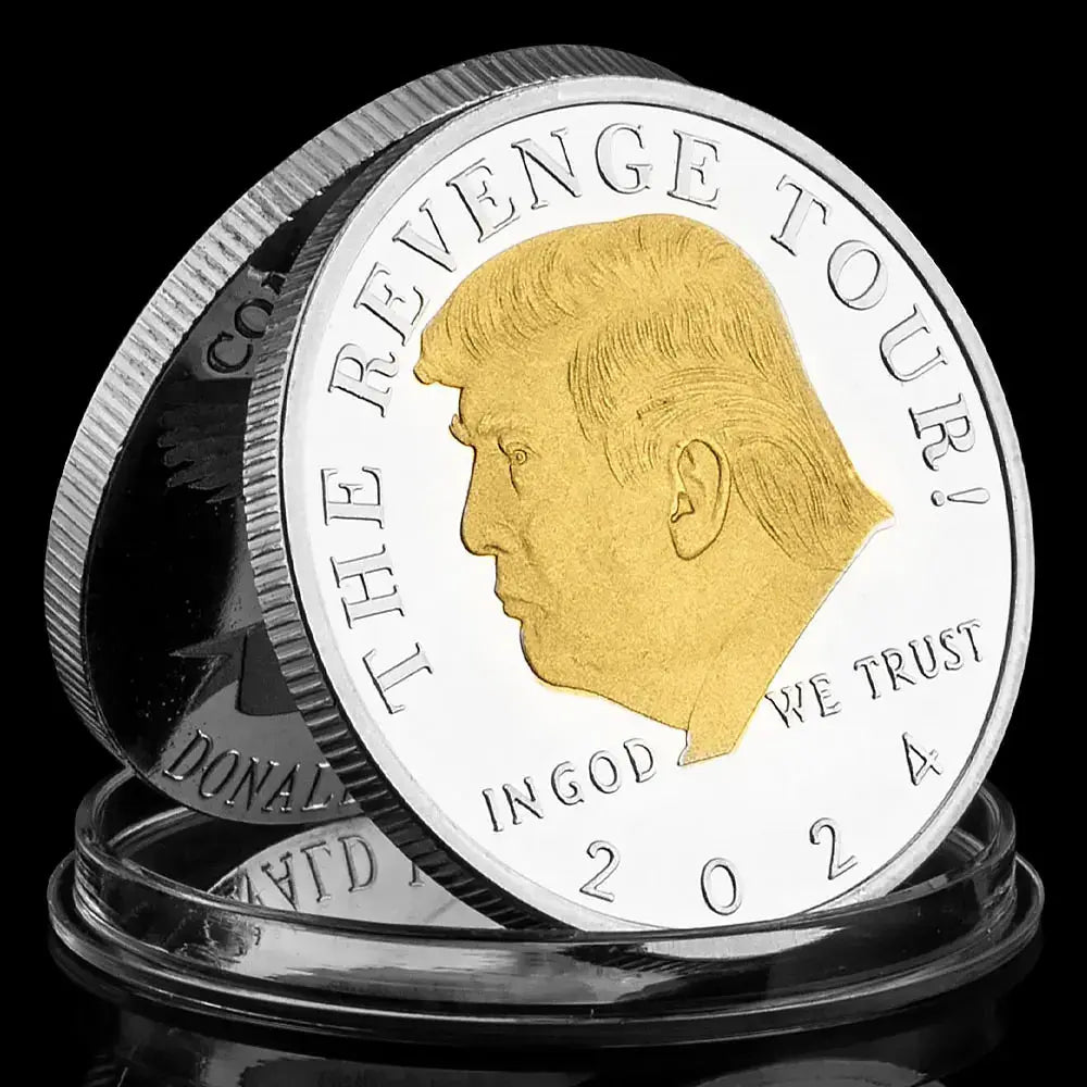 Silver Trump Revenge Coin - MAGA Mart