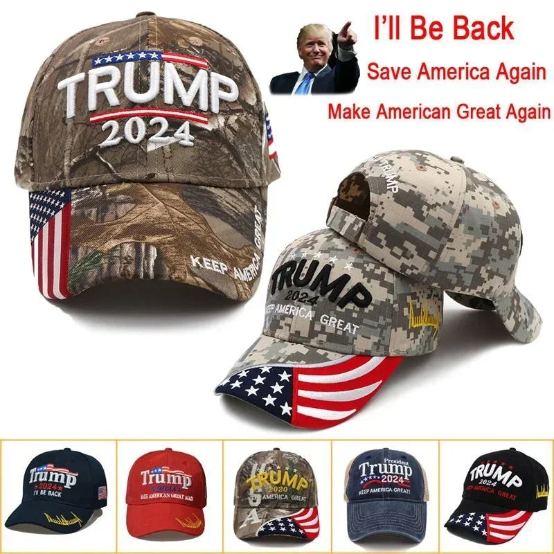 Trump 2024 Camo Hunting Hat - MAGA Mart