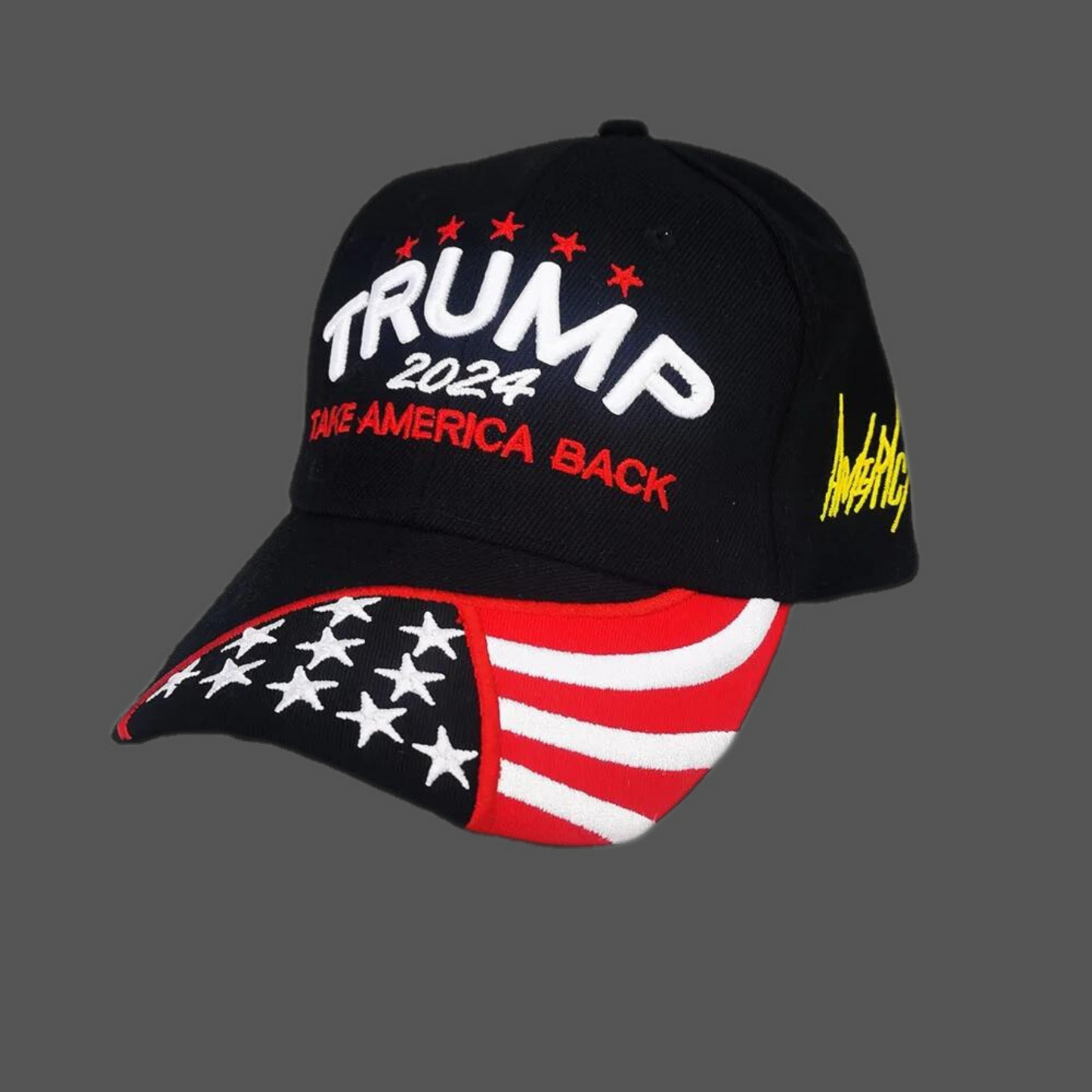 Trump 2024 American Brimmed Hat - MAGA Mart