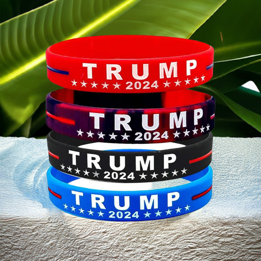 5 Pack Trump 2024 Bracelets MAGA Mart