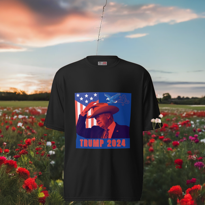 "Trump 2024" Patriotic Cowboy T-Shirt MAGA Mart