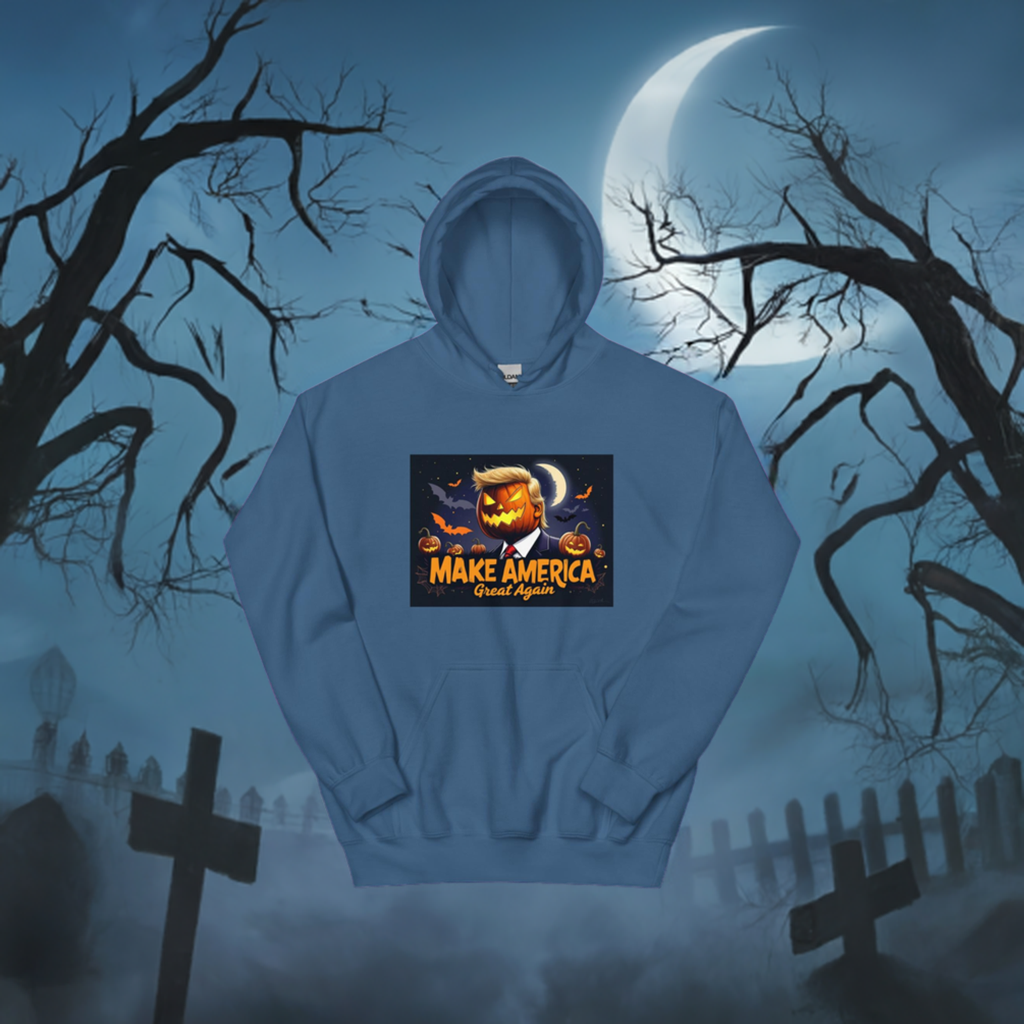 Spooky Make America Great Again Hoodie – Hauntingly Cozy!