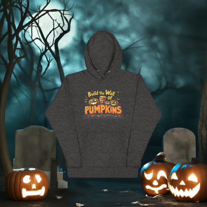 Build a Wall of Pumpkins Oversized Hoodie – Cozy, Comfy, & Creepy!