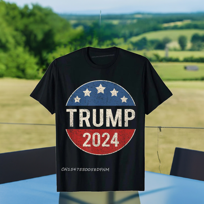 Election Button Trump 2024 T-Shirt MAGA Mart