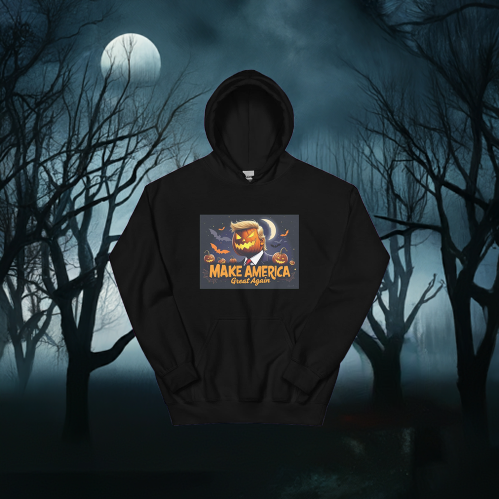 Spooky Make America Great Again Hoodie – Hauntingly Cozy!