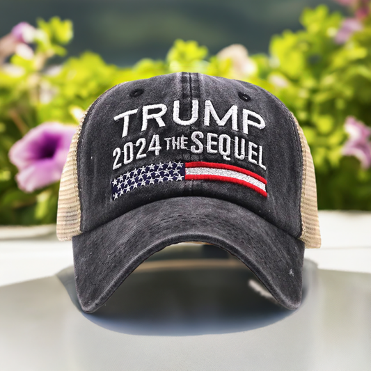 Embroidered Trump 2024 the Sequel Hat MAGA Mart