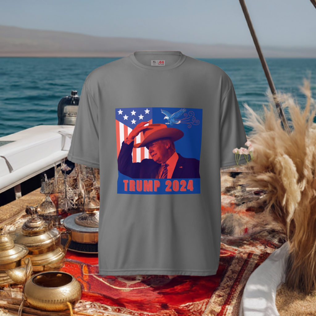 "Trump 2024" Patriotic Cowboy T-Shirt MAGA Mart