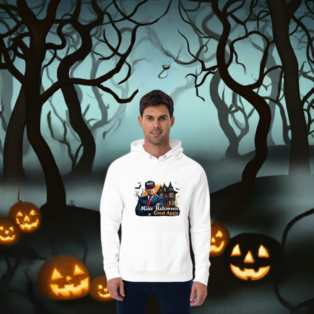 Make Halloween Great Again Hoodie – Frightfully Festive & Cozy!