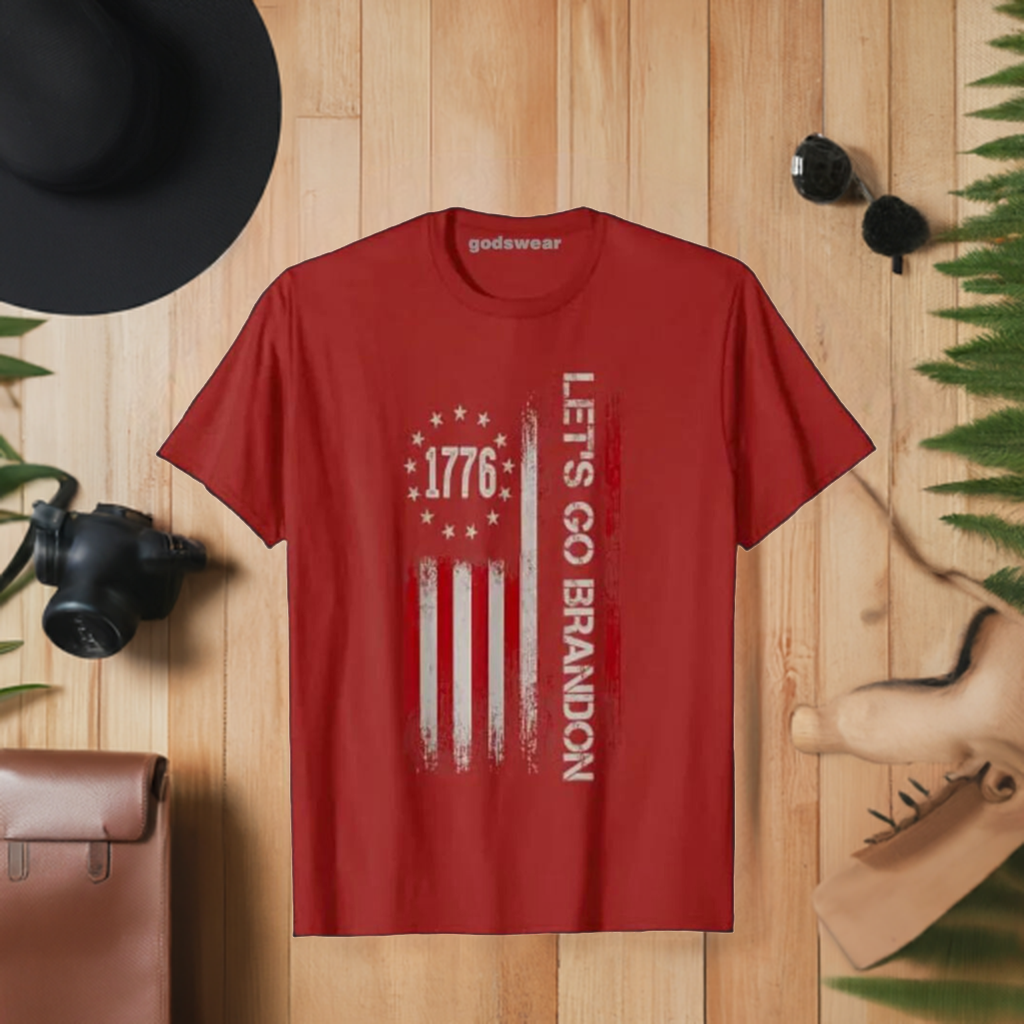 Lets Go Brandon USA Flag T-Shirt My Store