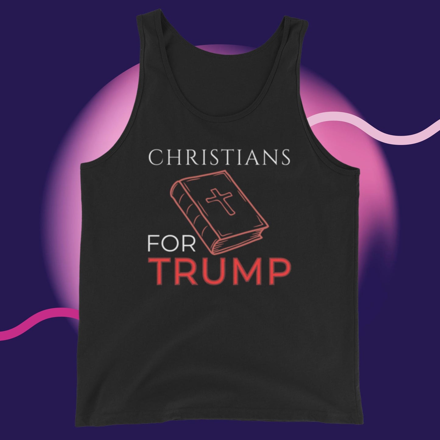 Faith & Freedom: Christians for Trump Tank Top