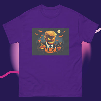 Dark Pumpkin MAGA T-Shirt – Spooktacularly Stylish!