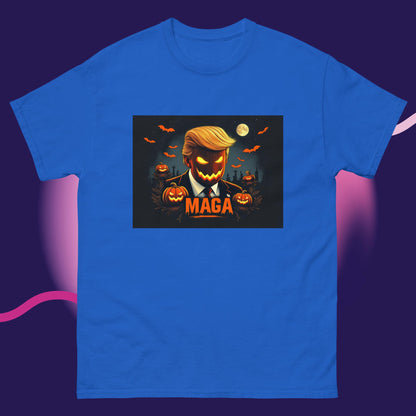 Dark Pumpkin MAGA T-Shirt – Spooktacularly Stylish!