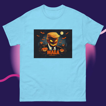 Dark Pumpkin MAGA T-Shirt – Spooktacularly Stylish!