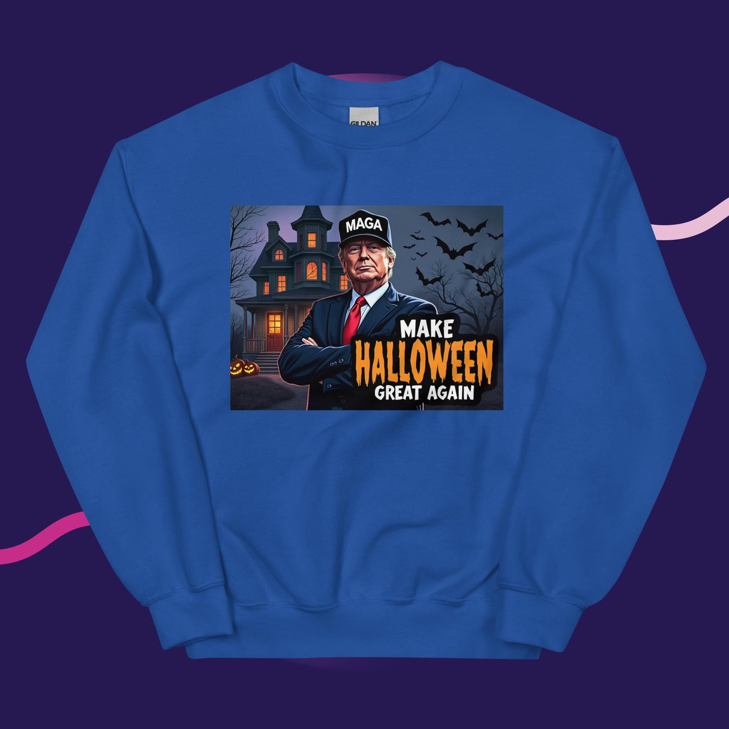 Make Halloween Great Again Sweatshirt – Cozy & Creepy!