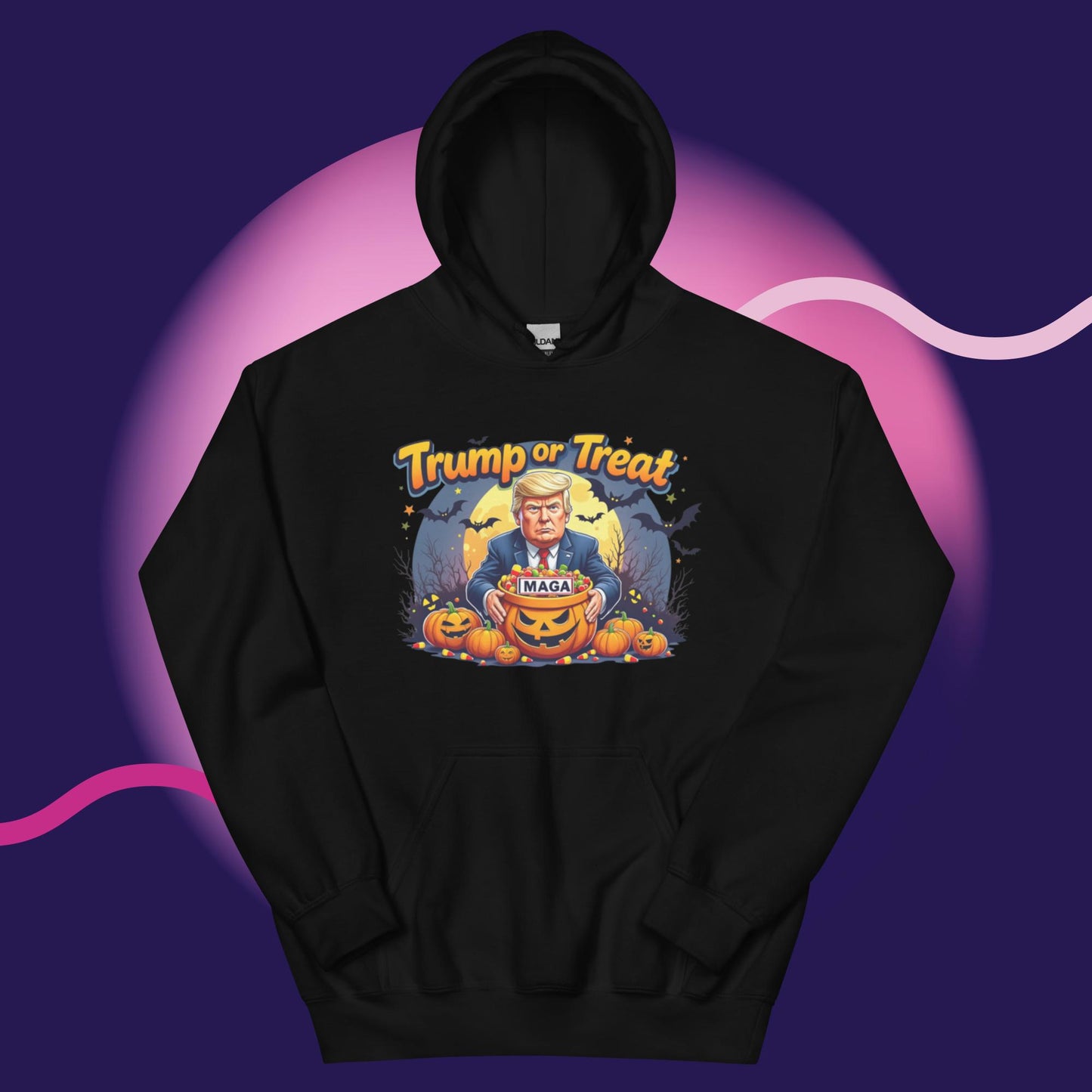 Trump or Treat Hoodie – Spooktacular MAGA Magic!