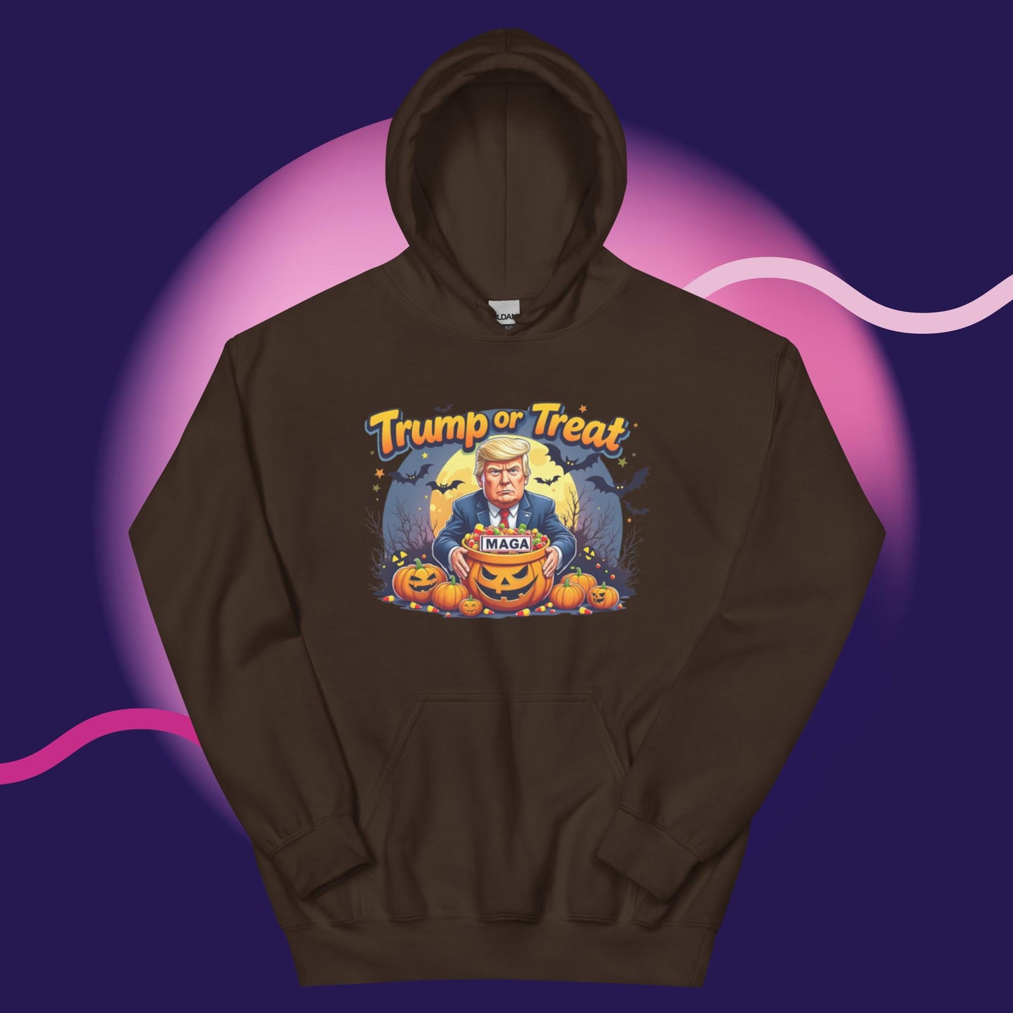 Trump or Treat Hoodie – Spooktacular MAGA Magic!