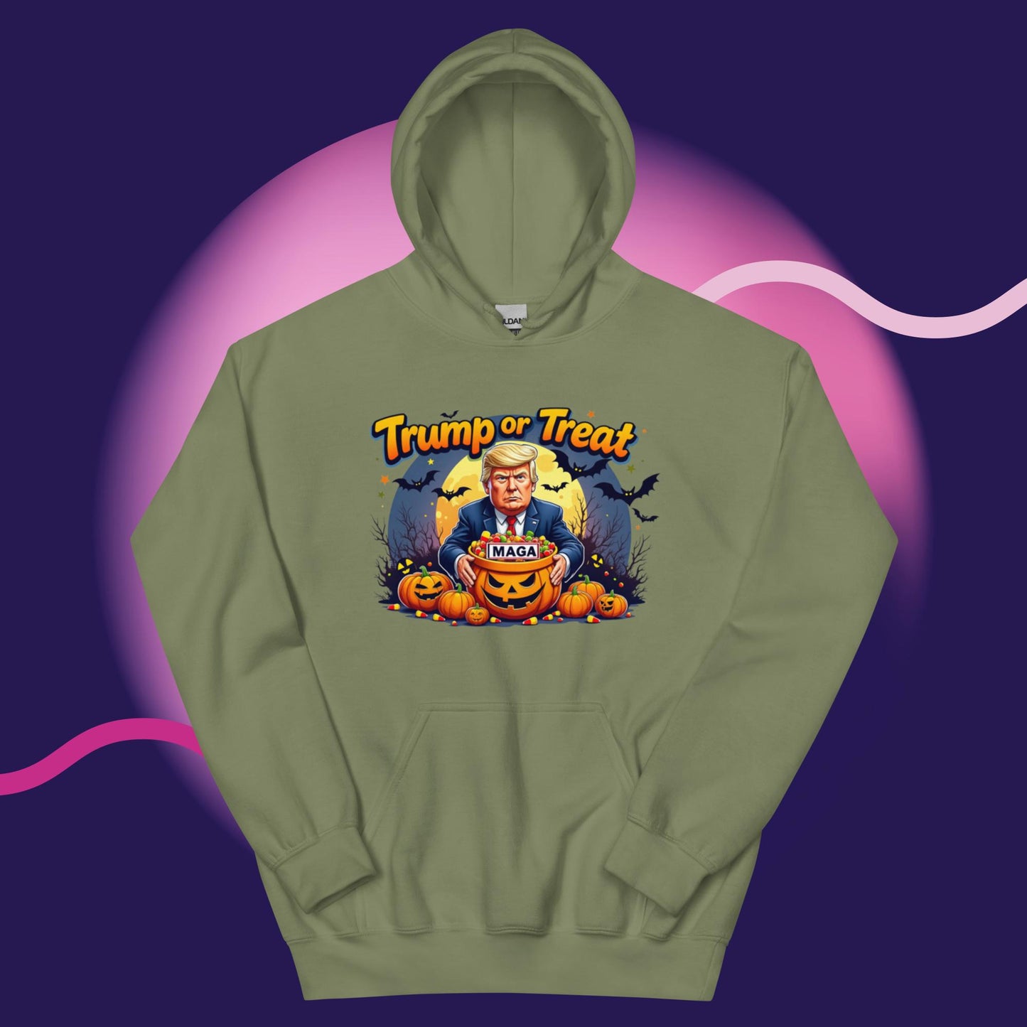 Trump or Treat Hoodie – Spooktacular MAGA Magic!