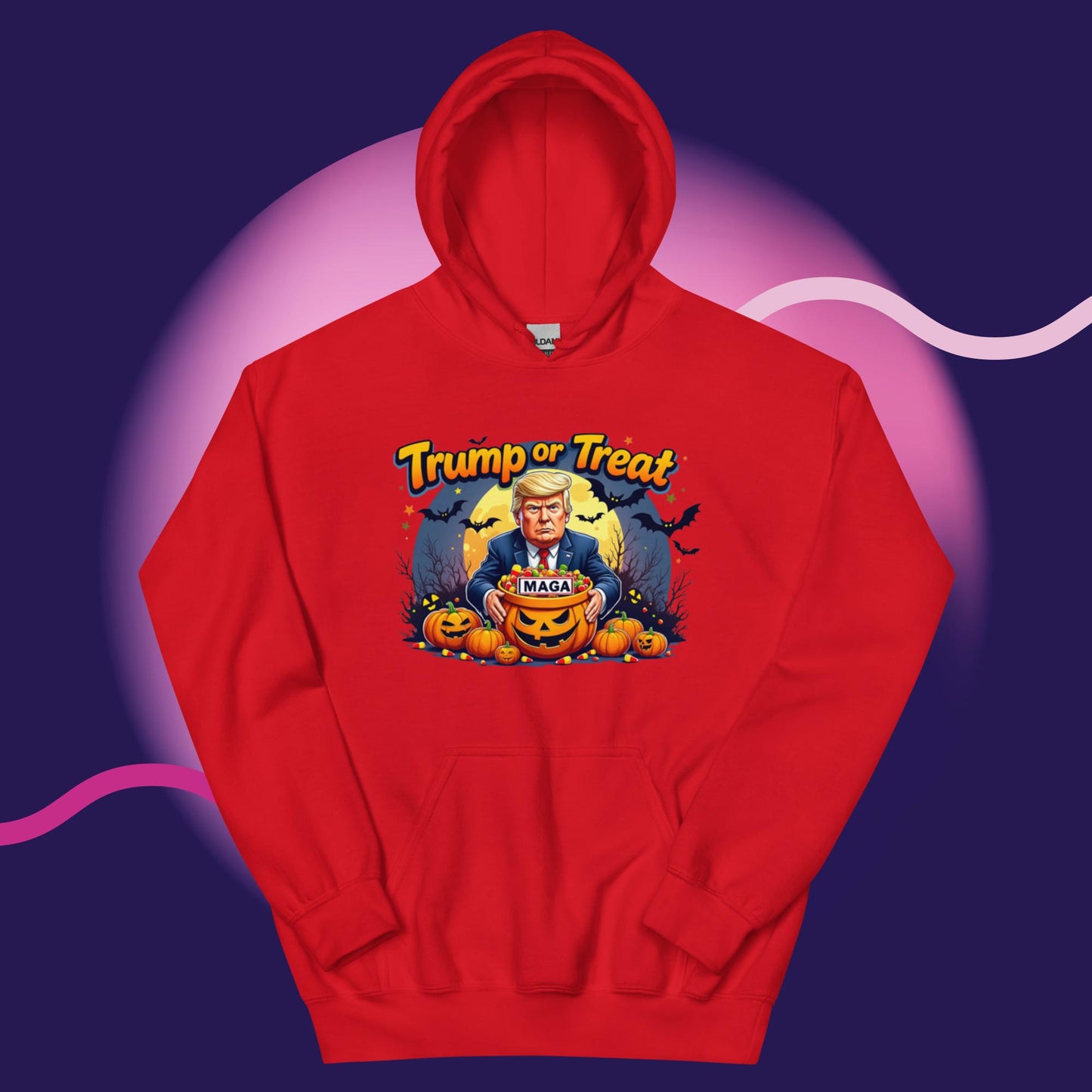 Trump or Treat Hoodie – Spooktacular MAGA Magic!