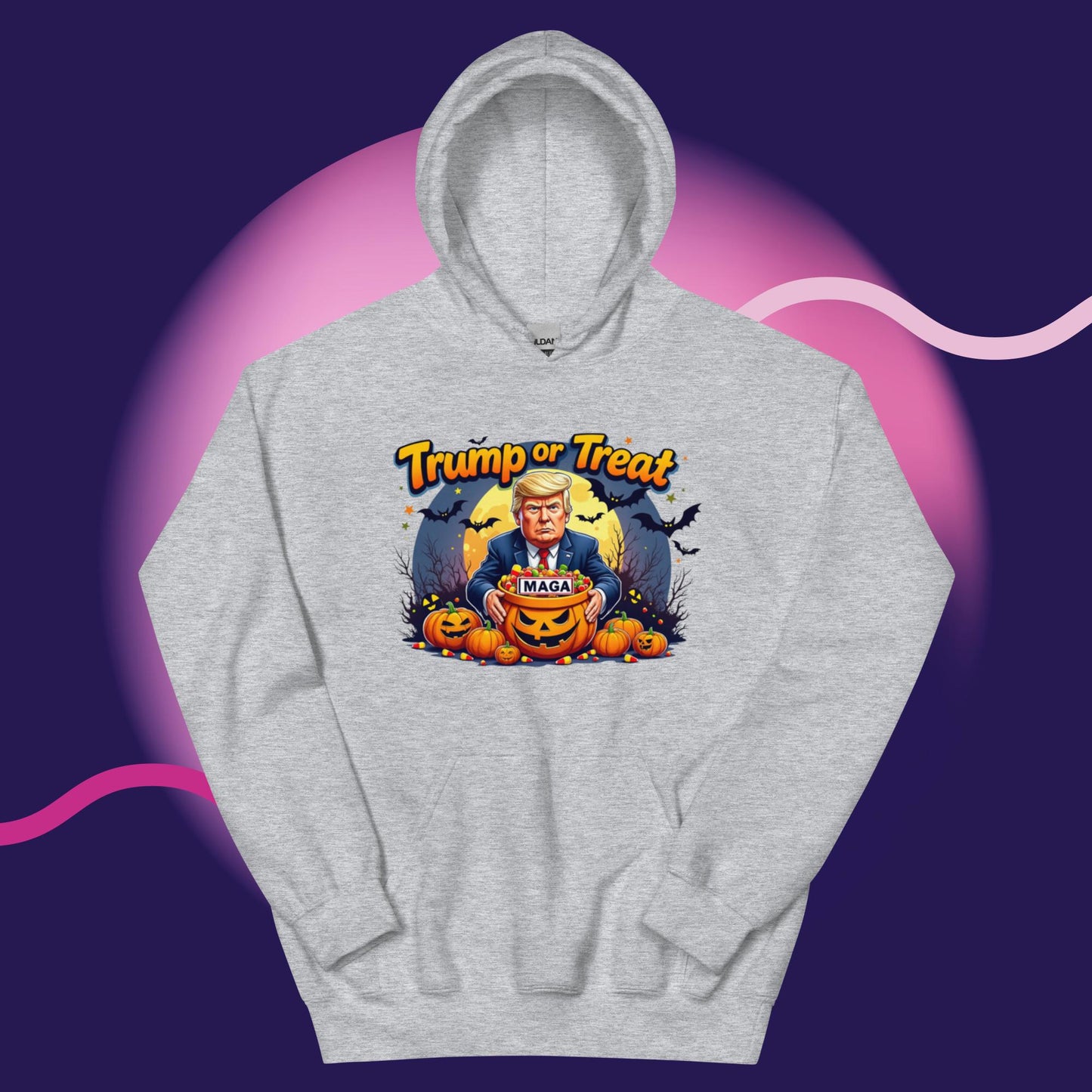 Trump or Treat Hoodie – Spooktacular MAGA Magic!