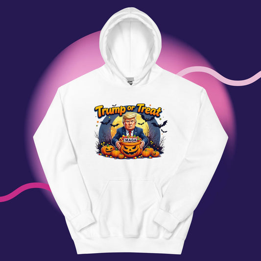 Trump or Treat Hoodie – Spooktacular MAGA Magic!