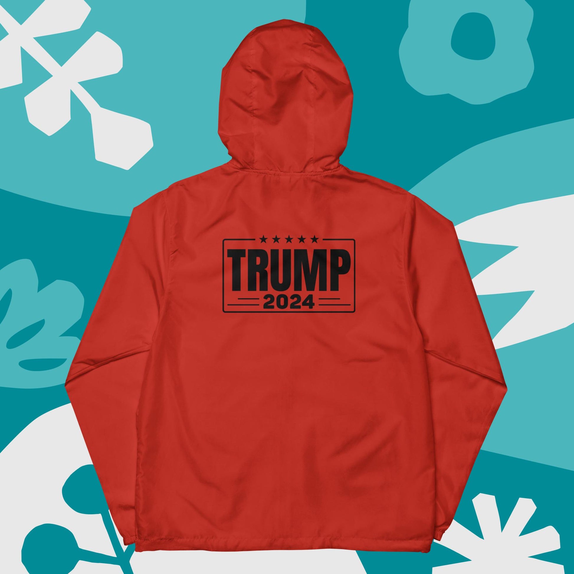 Trump 2024 Legends Never Die Zip-Up Windbreaker MAGA Mart