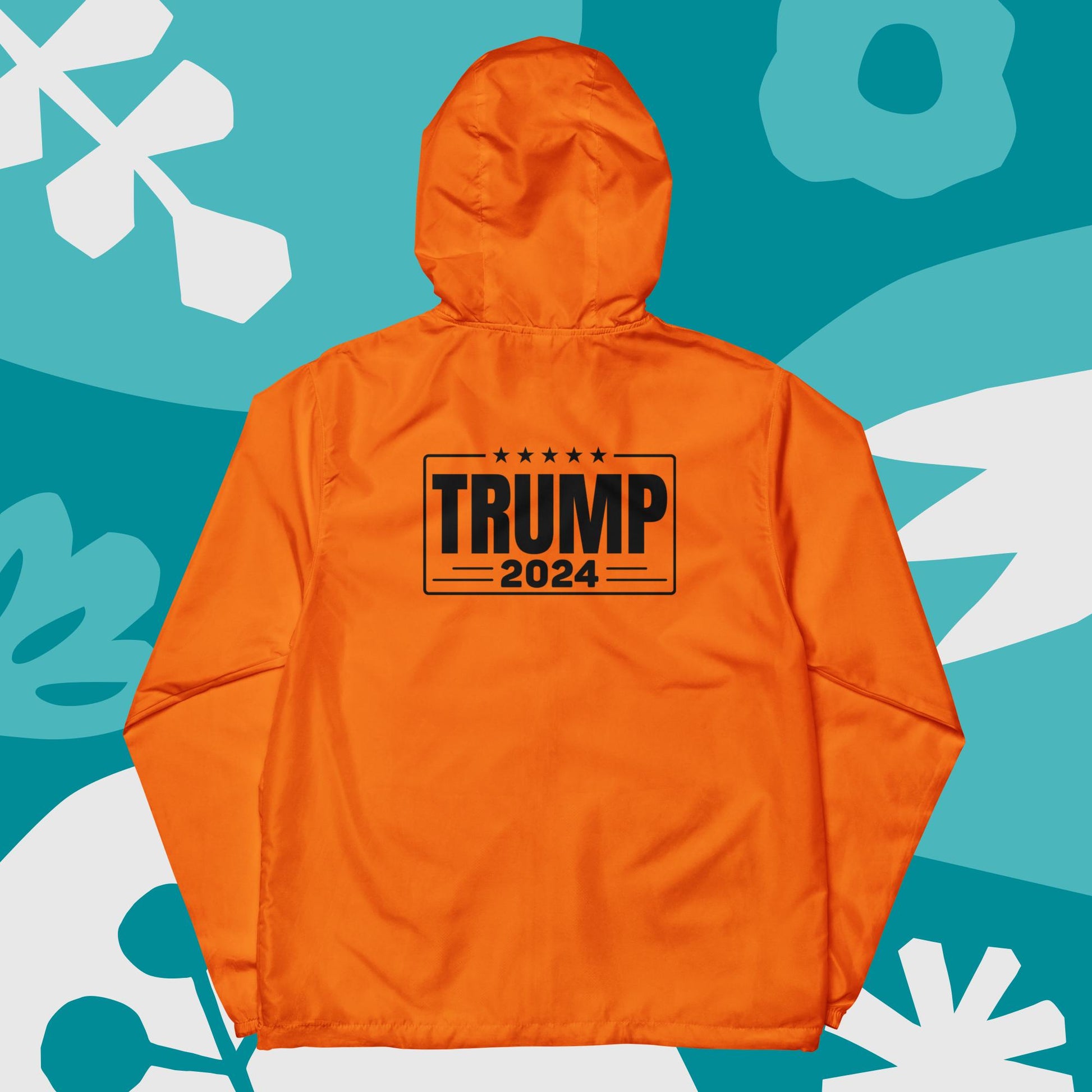 Trump 2024 Legends Never Die Zip-Up Windbreaker MAGA Mart