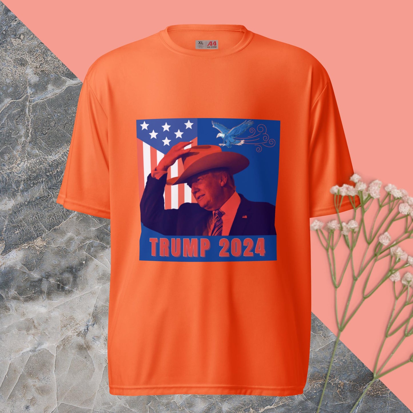 "Trump 2024" Patriotic Cowboy T-Shirt MAGA Mart