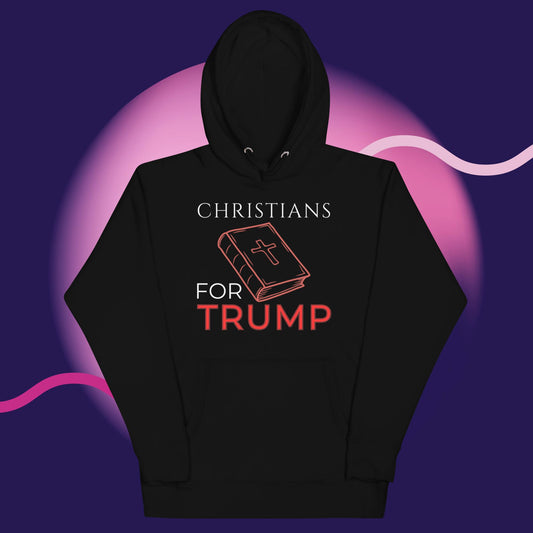 Faith & Warmth: Christians for Trump Hoodie