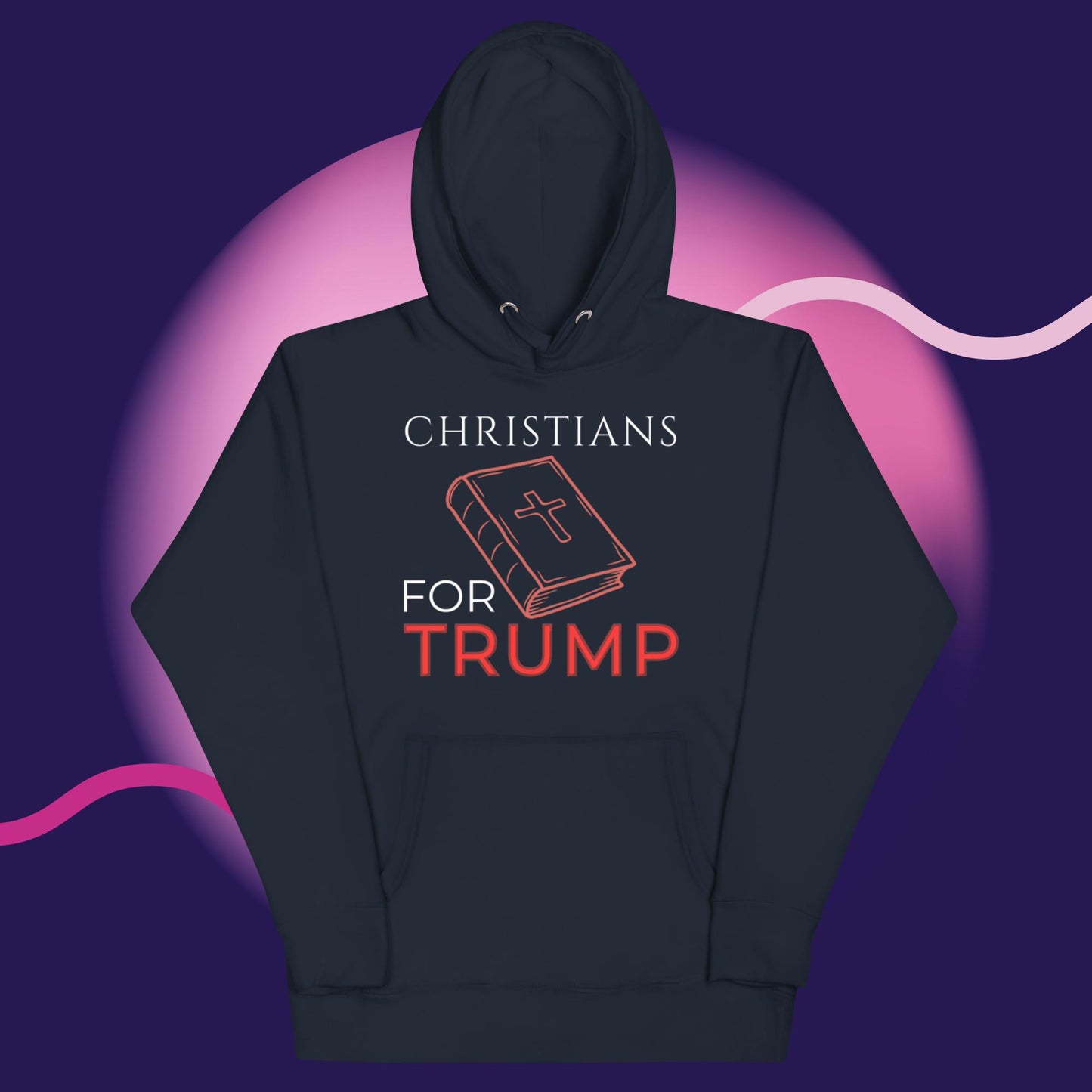 Faith & Warmth: Christians for Trump Hoodie