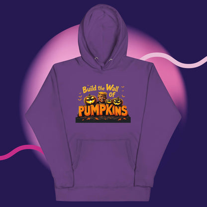 Build a Wall of Pumpkins Oversized Hoodie – Cozy, Comfy, & Creepy!