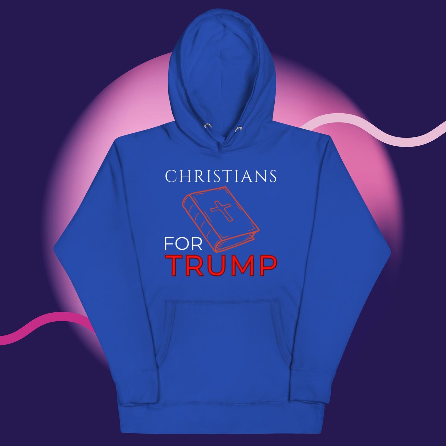 Faith & Warmth: Christians for Trump Hoodie